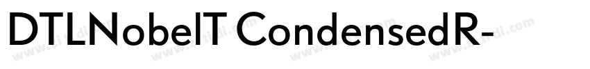 DTLNobelT CondensedR字体转换